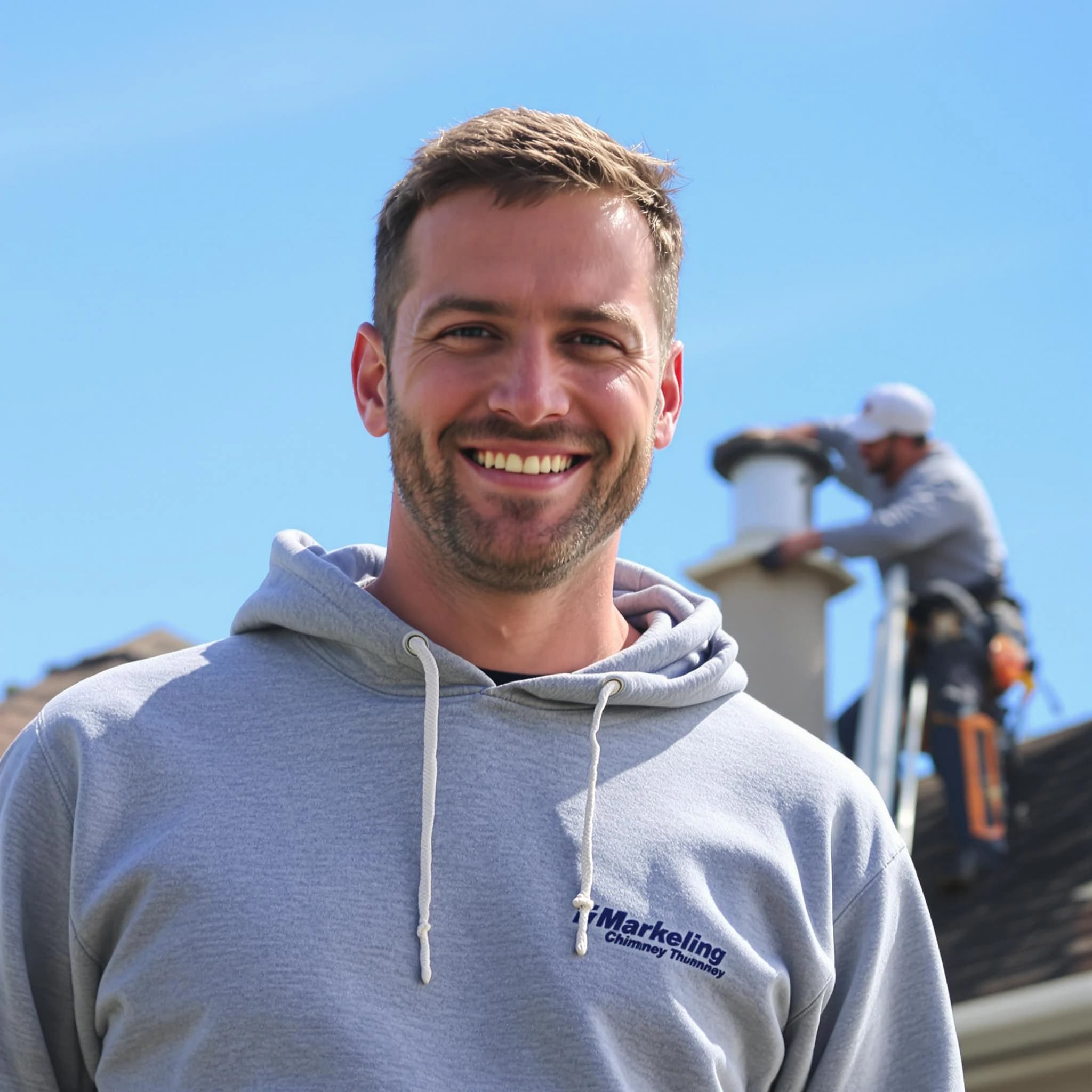 The Brookline Chimney Sweep team.